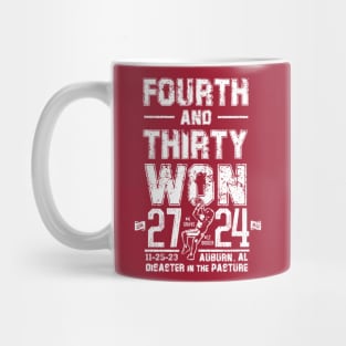 FOURTH AND THIRTY WON Mug